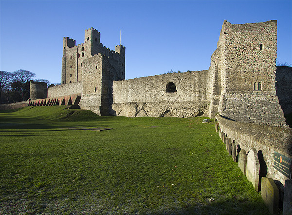 Rochester Castle Kent Picture Board by David French