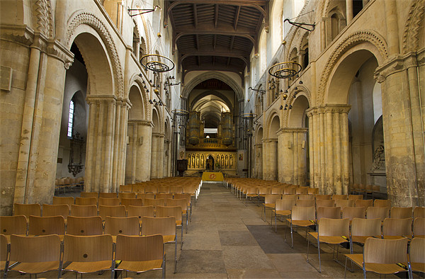 Rochester Cathedral interior HDR Picture Board by David French