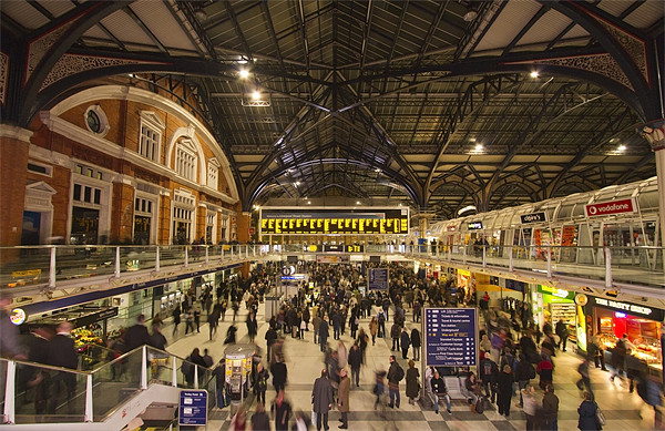 Liverpool Street Station Picture Board by David French