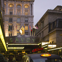 Buy canvas prints of The Savoy London by David French