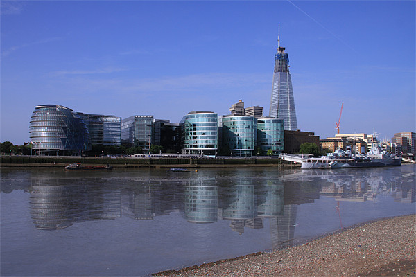 City Hall and the Shard Picture Board by David French