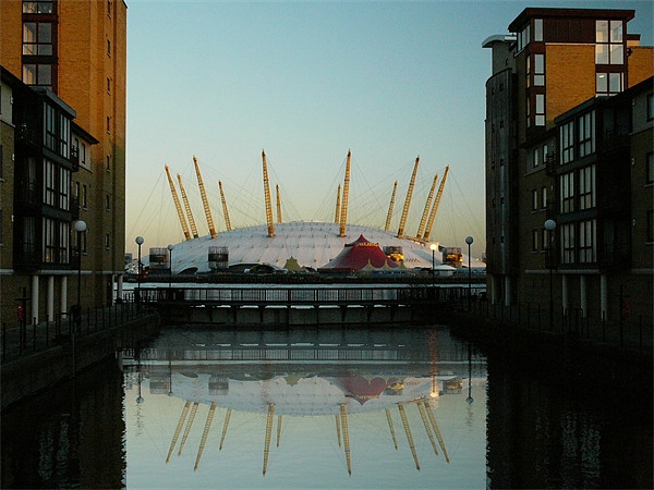 O2 arena reflections Picture Board by David French