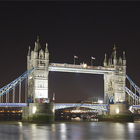 Buy canvas prints of Tower Bridge Night by David French