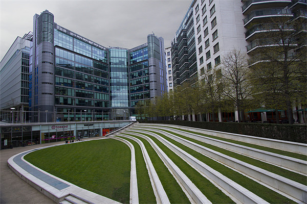 Paddington Basin Offices Picture Board by David French