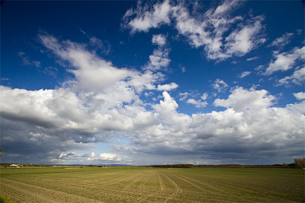 Cloud formations Lancashire Picture Board by David French