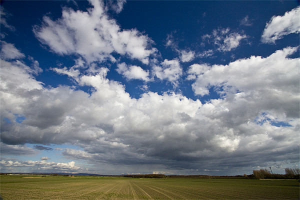 Cloud formations Lancashire Picture Board by David French