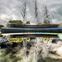 Buy canvas prints of The Cutty Sark by David French