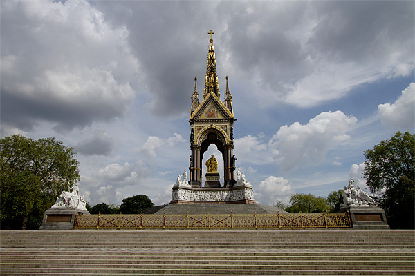 Prince Albert memorial statue Picture Board by David French