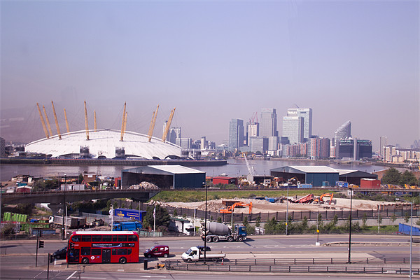 Emirates Cable Car Skyline Picture Board by David French