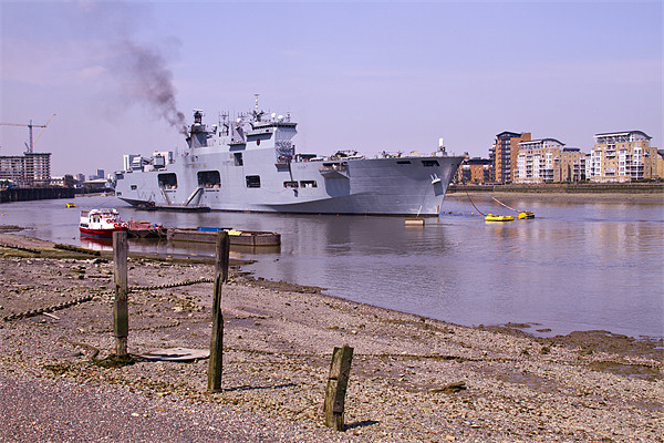 HMS Ocean Royal Navy Picture Board by David French