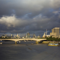 Buy canvas prints of London  Skyline Waterloo  Bridge by David French