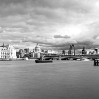 Buy canvas prints of London  Skyline Waterloo  Bridge by David French