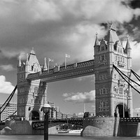 Buy canvas prints of Tower Bridge on the Thames London by David French