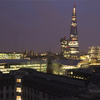Buy canvas prints of The Shard skyline by David French