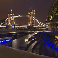Buy canvas prints of City Hall and Tower Bridge by David French
