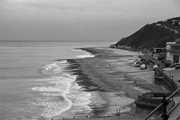 Cromer coast line Picture Board by David French