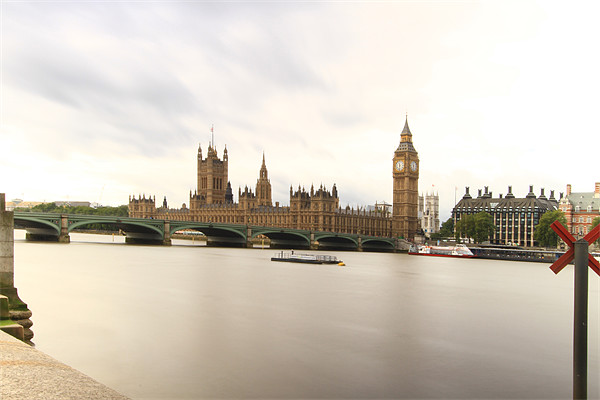Big Ben and the houses of Parliament Picture Board by David French