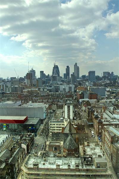 City of London Skyline Picture Board by David French