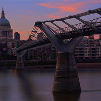Buy canvas prints of London Thames Bridges by David French