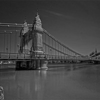 Buy canvas prints of Hammersmith Thames Bridge by David French
