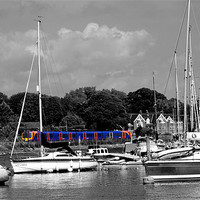 Buy canvas prints of Lymington Hampshire Trains by David French