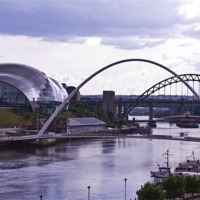 Buy canvas prints of Newcastle river Tyne by David French