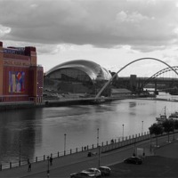 Buy canvas prints of Newcastle river Tyne by David French