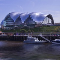 Buy canvas prints of Newcastle Sage Centre by David French