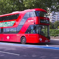 Buy canvas prints of New London Red Bus by David French