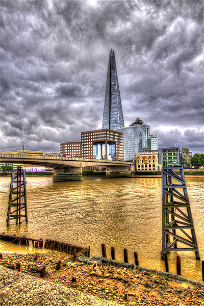 The Shard London skyline Picture Board by David French