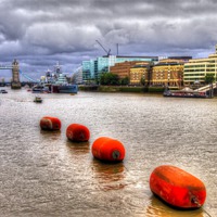 Buy canvas prints of Tower Bridge HDR by David French