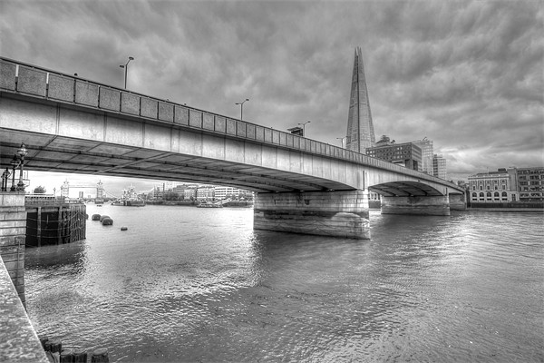 London Bridge Shard HDR Picture Board by David French