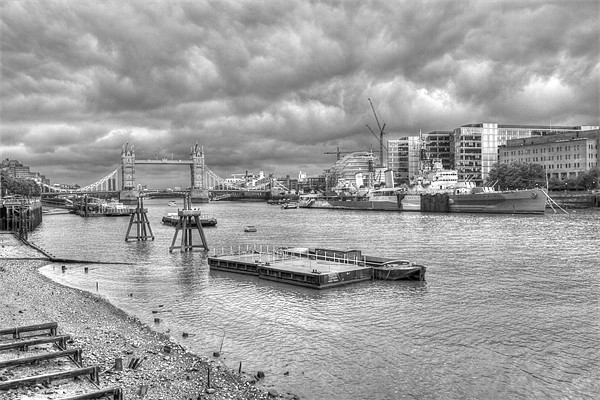 Tower Bridge HDR Picture Board by David French