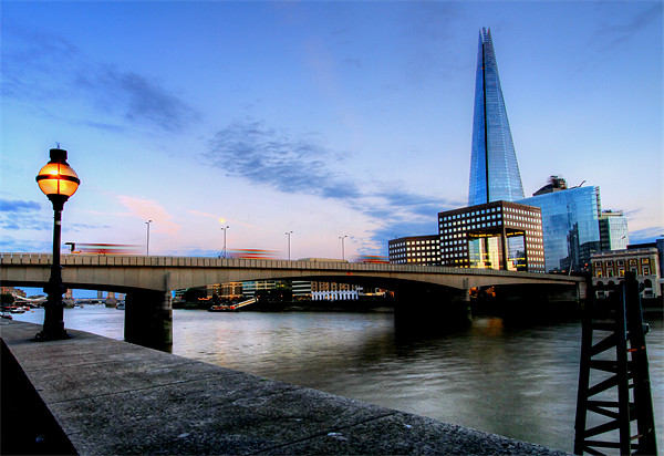The Shard London skyline Picture Board by David French