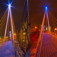 Buy canvas prints of Golden Jubilee bridges by David French