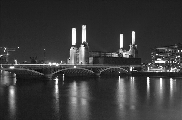 Battersea Power Station London Picture Board by David French