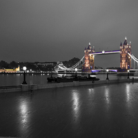 Buy canvas prints of Tower Bridge Thames London by David French