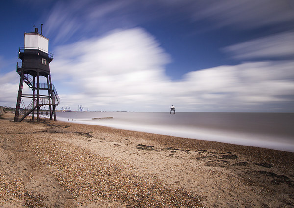 Dovercourt Essex Lighthouse Picture Board by David French
