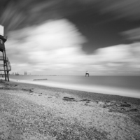 Buy canvas prints of Dovercourt Essex Lighthouse by David French