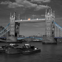 Buy canvas prints of Tower  Bridge Thames London by David French