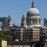 Buy canvas prints of St Pauls Cathedral at London by David French