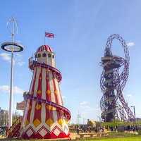 Buy canvas prints of Helter-Skelter and Orbit by David French