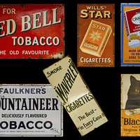 Buy canvas prints of  Antique Enamel Signs by David French