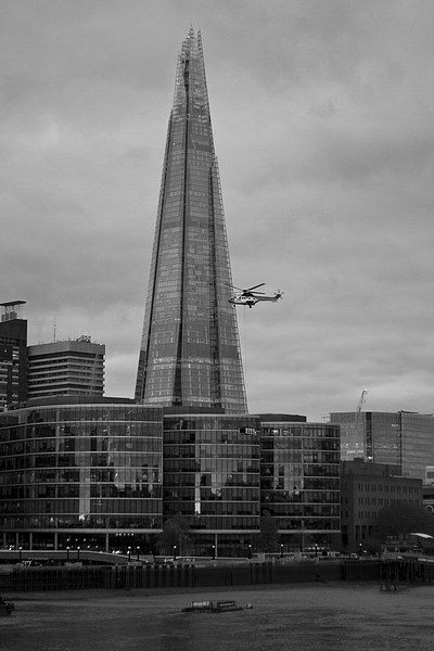 Airlift Helicopter Shard Picture Board by David French