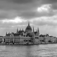 Buy canvas prints of Parliament building Budapest by David French