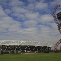 Buy canvas prints of Olympic Stadium Orbit by David French