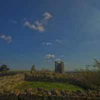 Buy canvas prints of Hadleigh Castle by David French