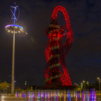 Buy canvas prints of ArceorMittal Orbit  Olympic Park by David French
