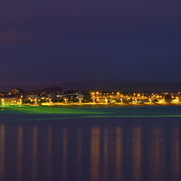 Buy canvas prints of Weymouth Laser Nights by David French