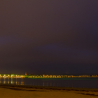 Buy canvas prints of Weymouth Bay Night by David French